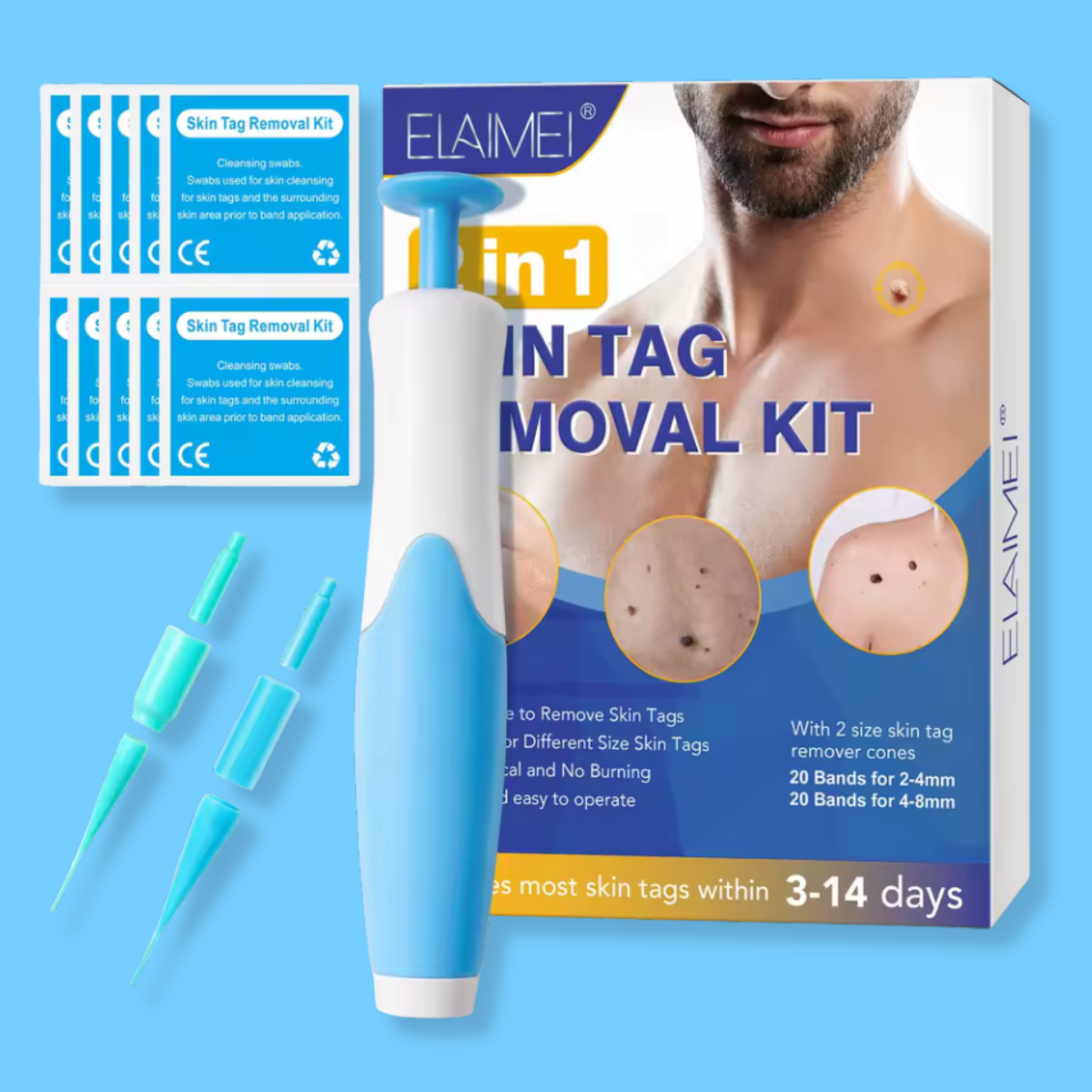 DermaClear Kit™ – Sfârșit cu verucile cutanate