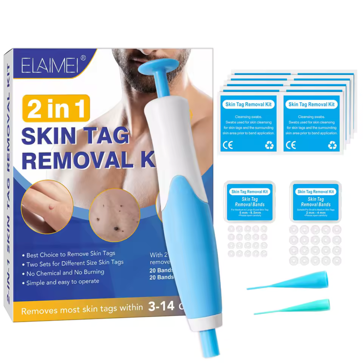 DermaClear Kit™ – Sfârșit cu verucile cutanate
